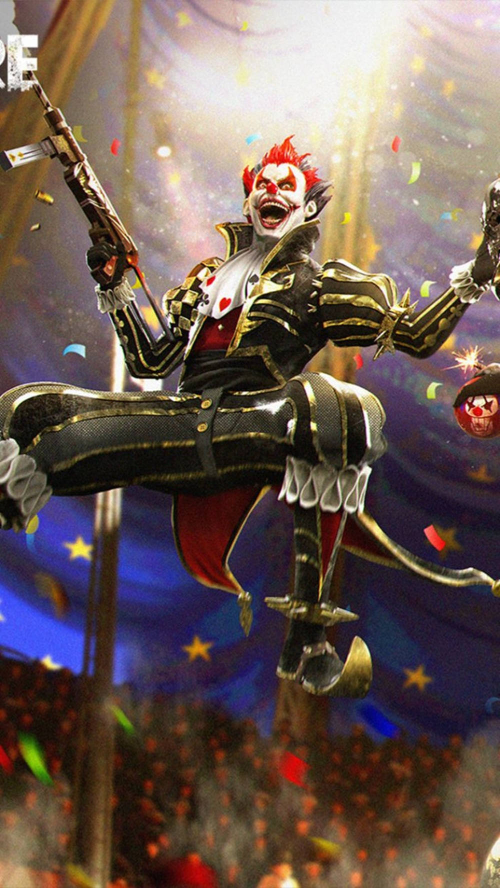 Fire Joker Jumping 6y2uaoh4na7vpdie Wallpaper
