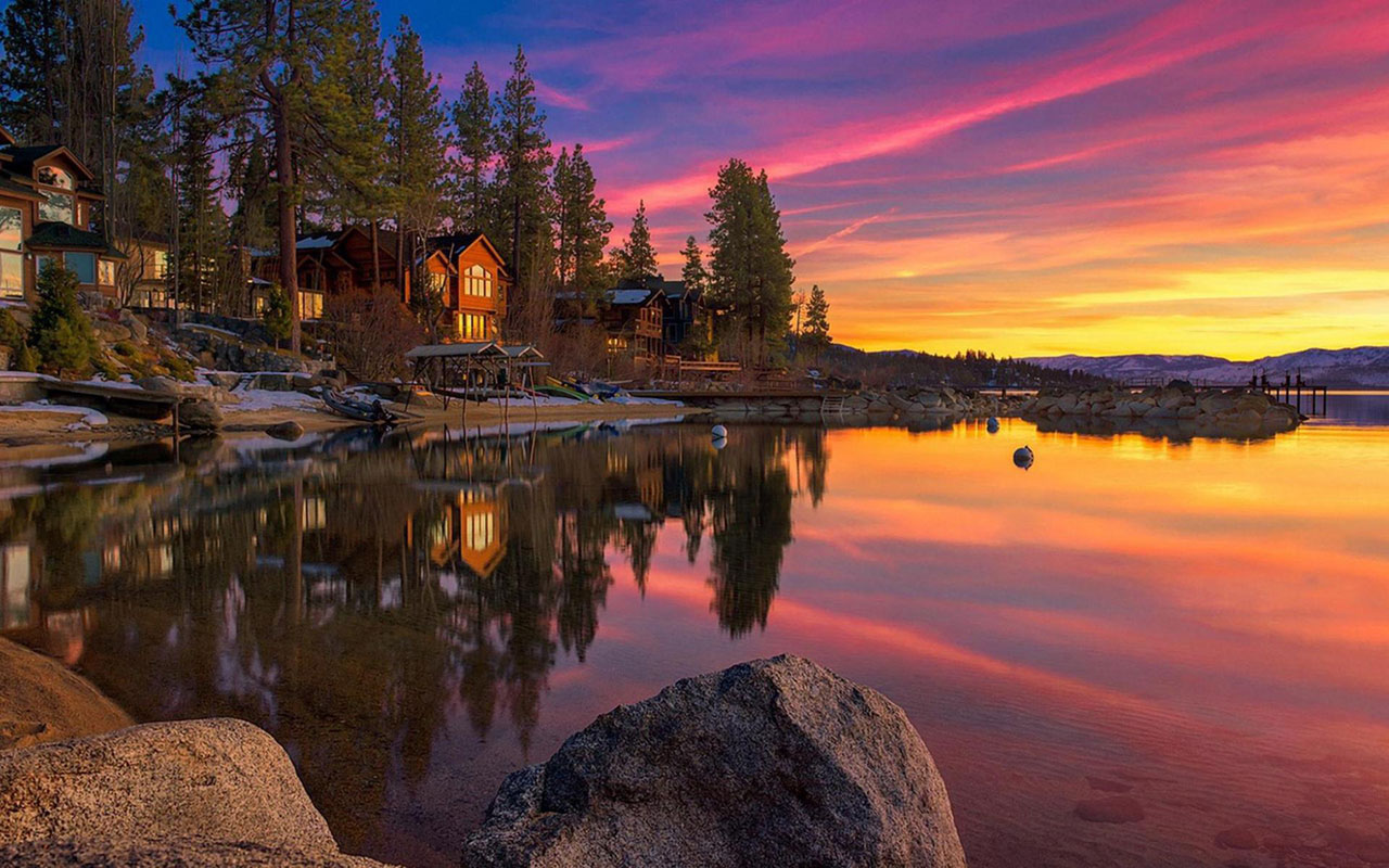 United States Lake Tahoe Wallpaper Landscape