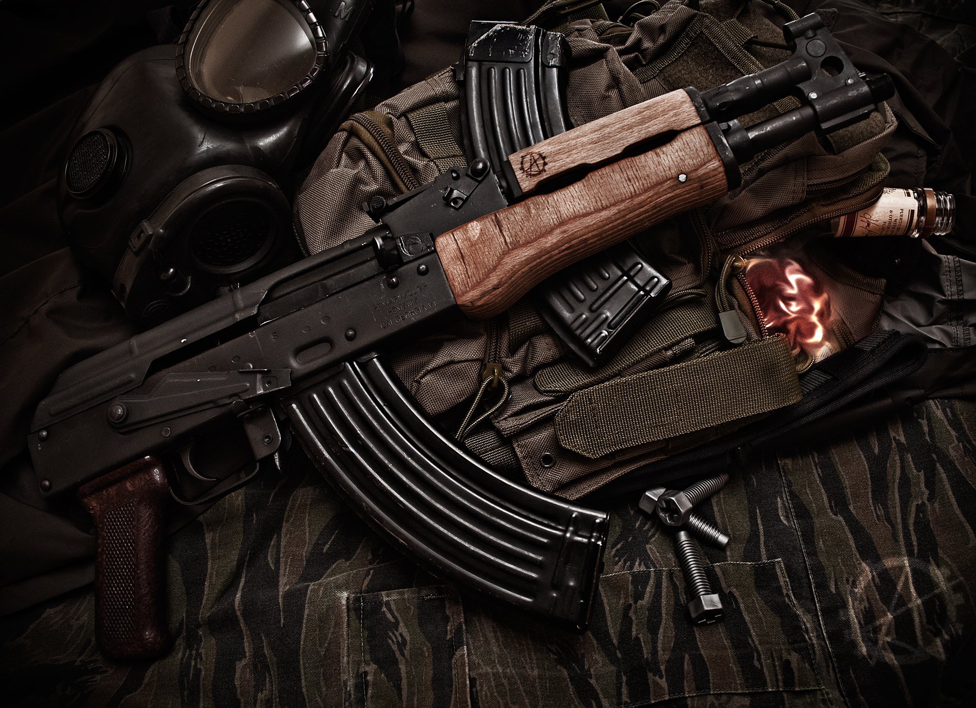 Akm Assault Rifle HD Wallpaper Background Image Id