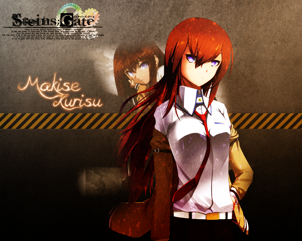 Steins Gate Characters Wide Wallpaper