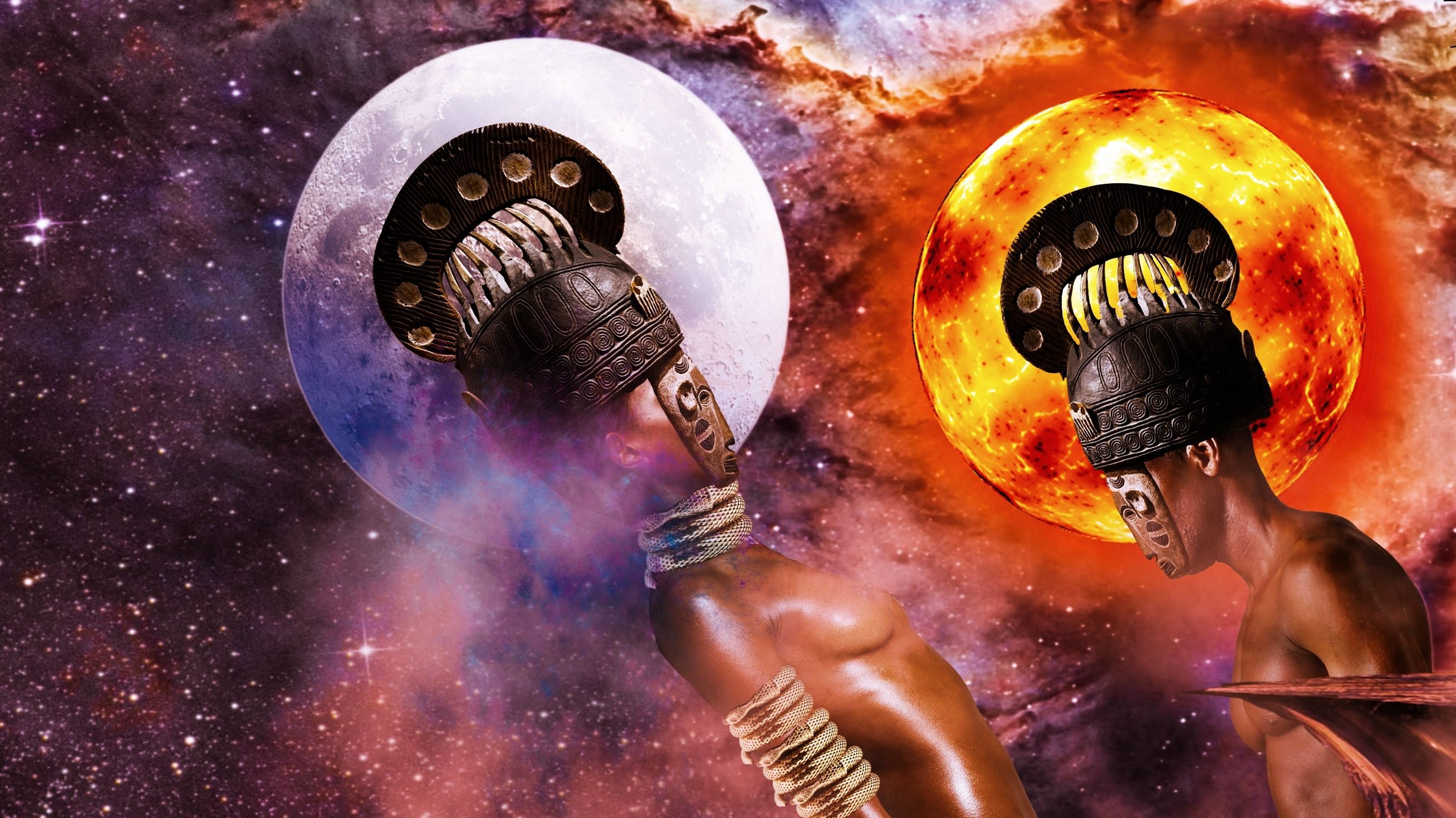 African Art Wallpaper On
