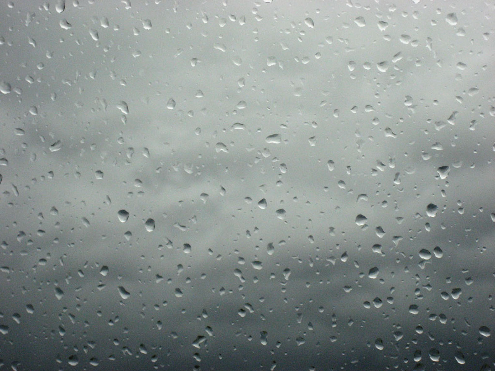 wallpapers Rain Drops on Glass Wallpapers