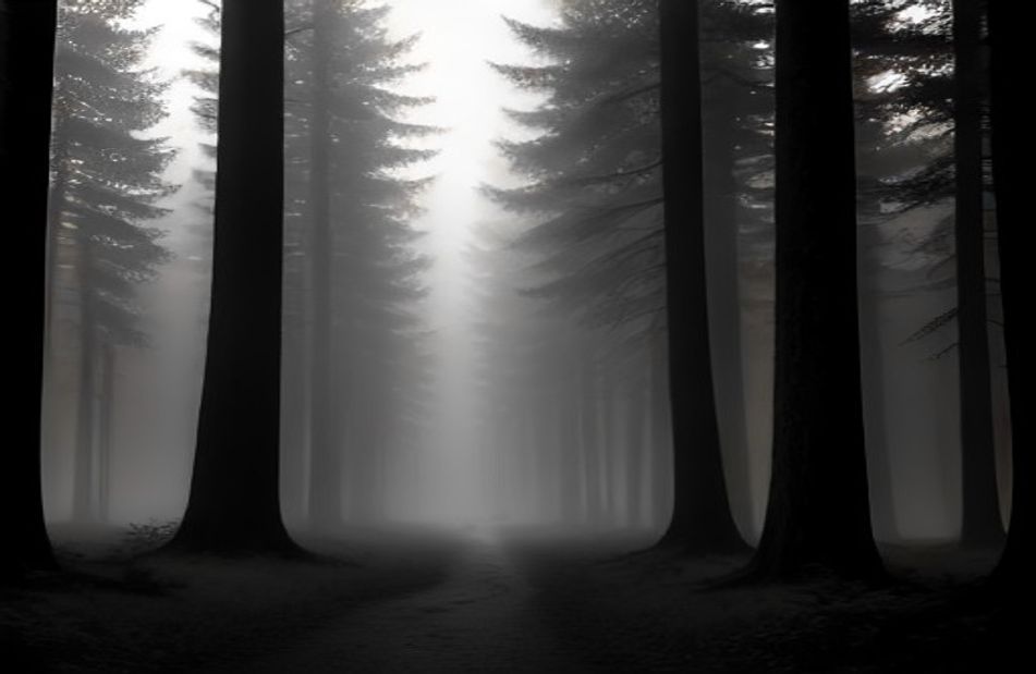 Black And White Nature Wallpaper