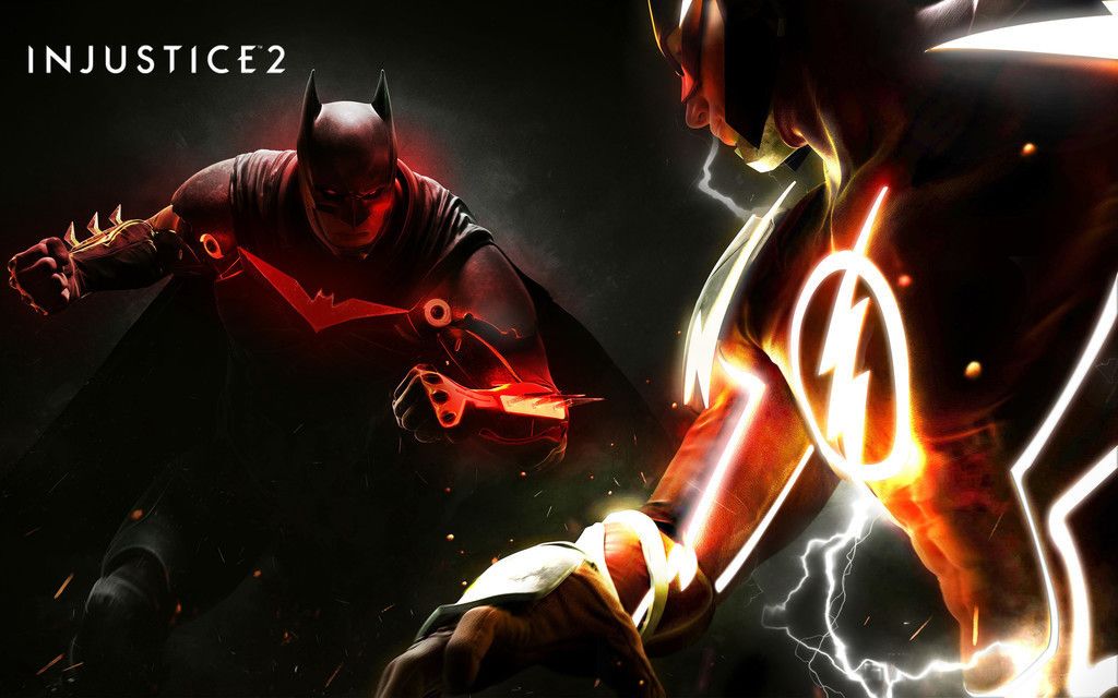 Injustice Poster Batman Vs Flash 4k Wallpaper