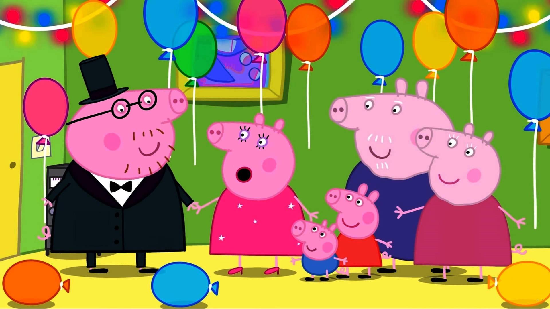 Peppa And Her Friends Celebrate At BirtHDay Party