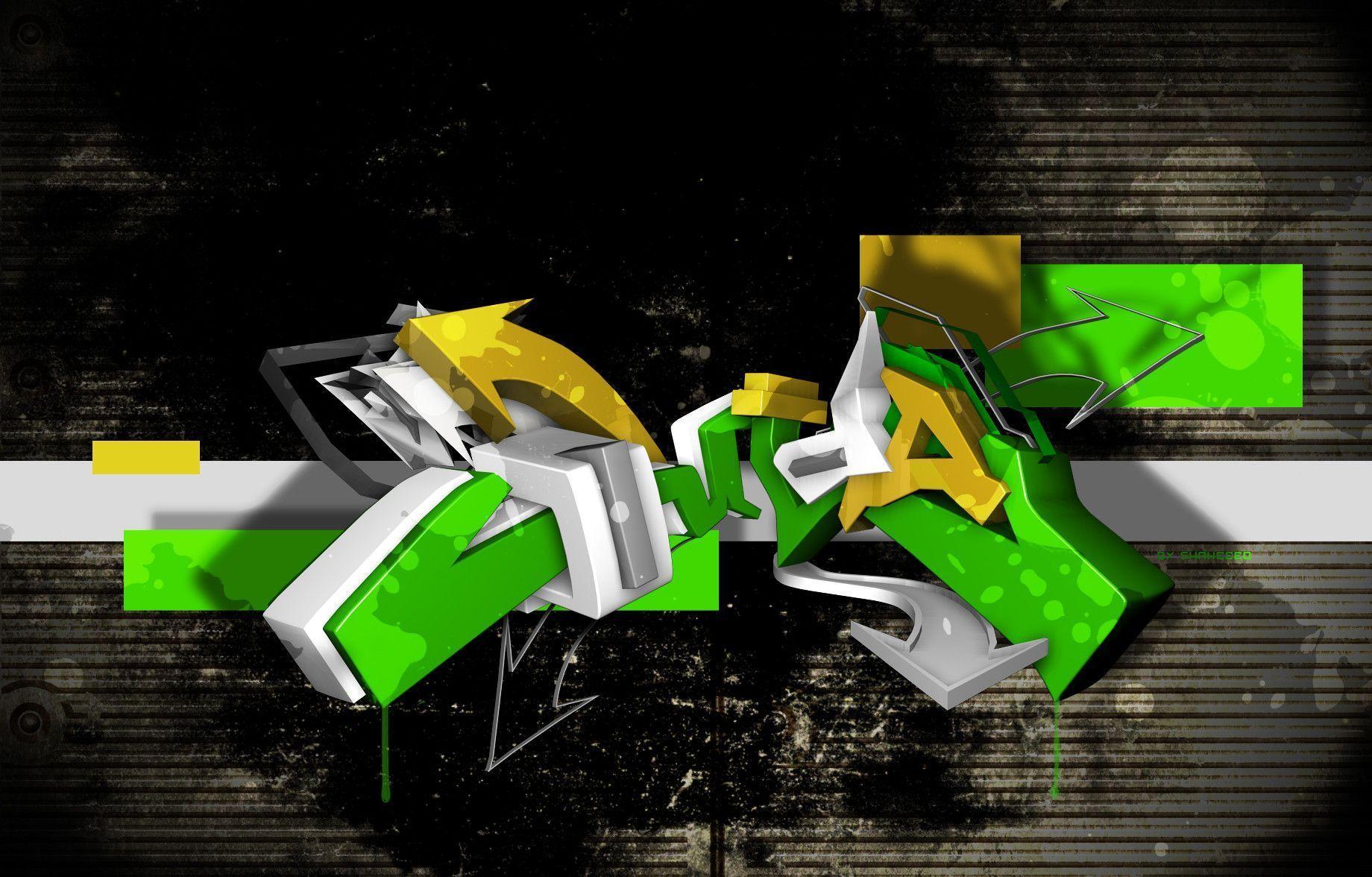 3d Graffiti Wallpaper