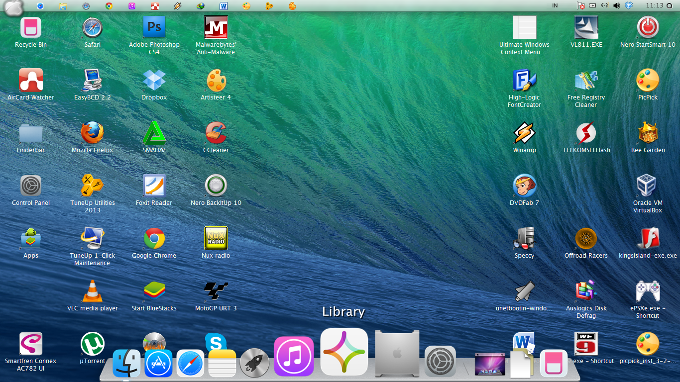 Cara Mengubah Tampilan Windows Menjadi Os X Mavericks