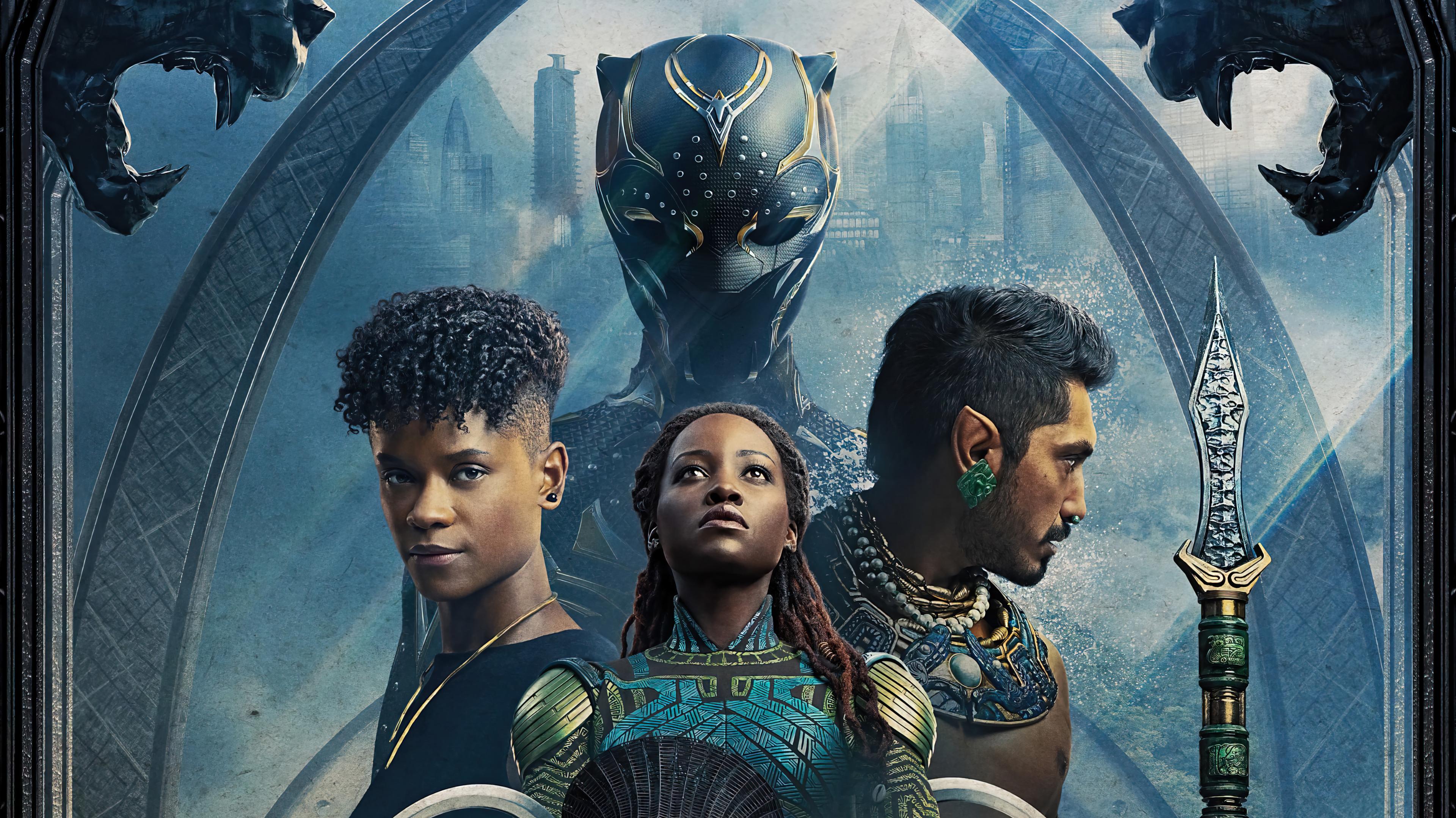 Black Panther Wakanda Forever 4k Movie Poster Wallpaper iPhone HD