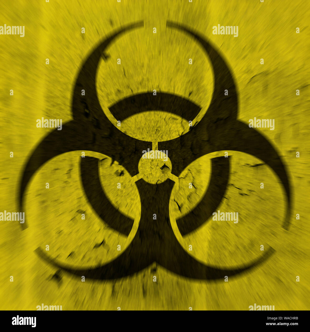 Biohazard Symbol Stock Photo