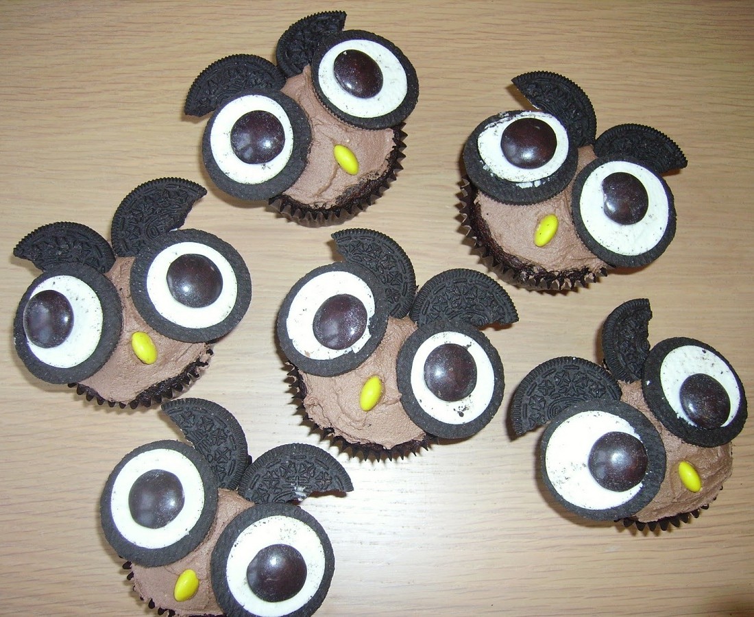 Oreo Owl Chocolate Cupcakes Are So Cute Look At Those Large Adorable