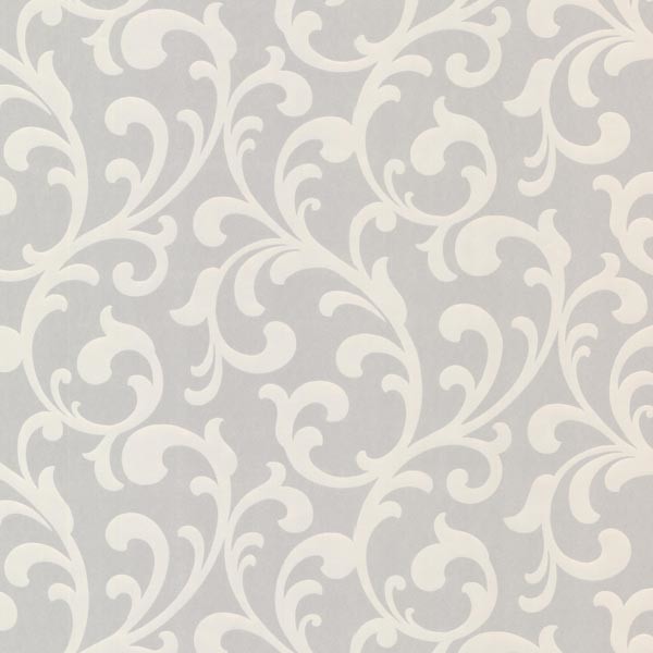 Catasse Silver Scroll Wallpaper Bolt Traditional By