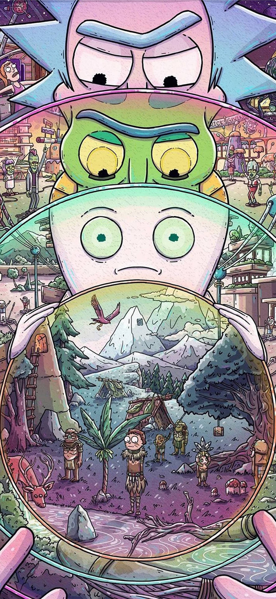 Rick And Morty Iphone Wallpaper