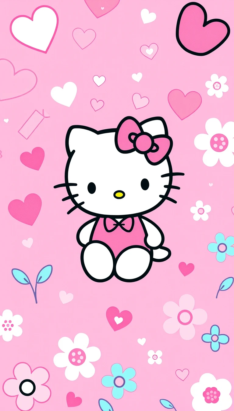 🔥 Download Hello Kitty Wallpaper Pink by @gaguilar | Hello Kitty ...