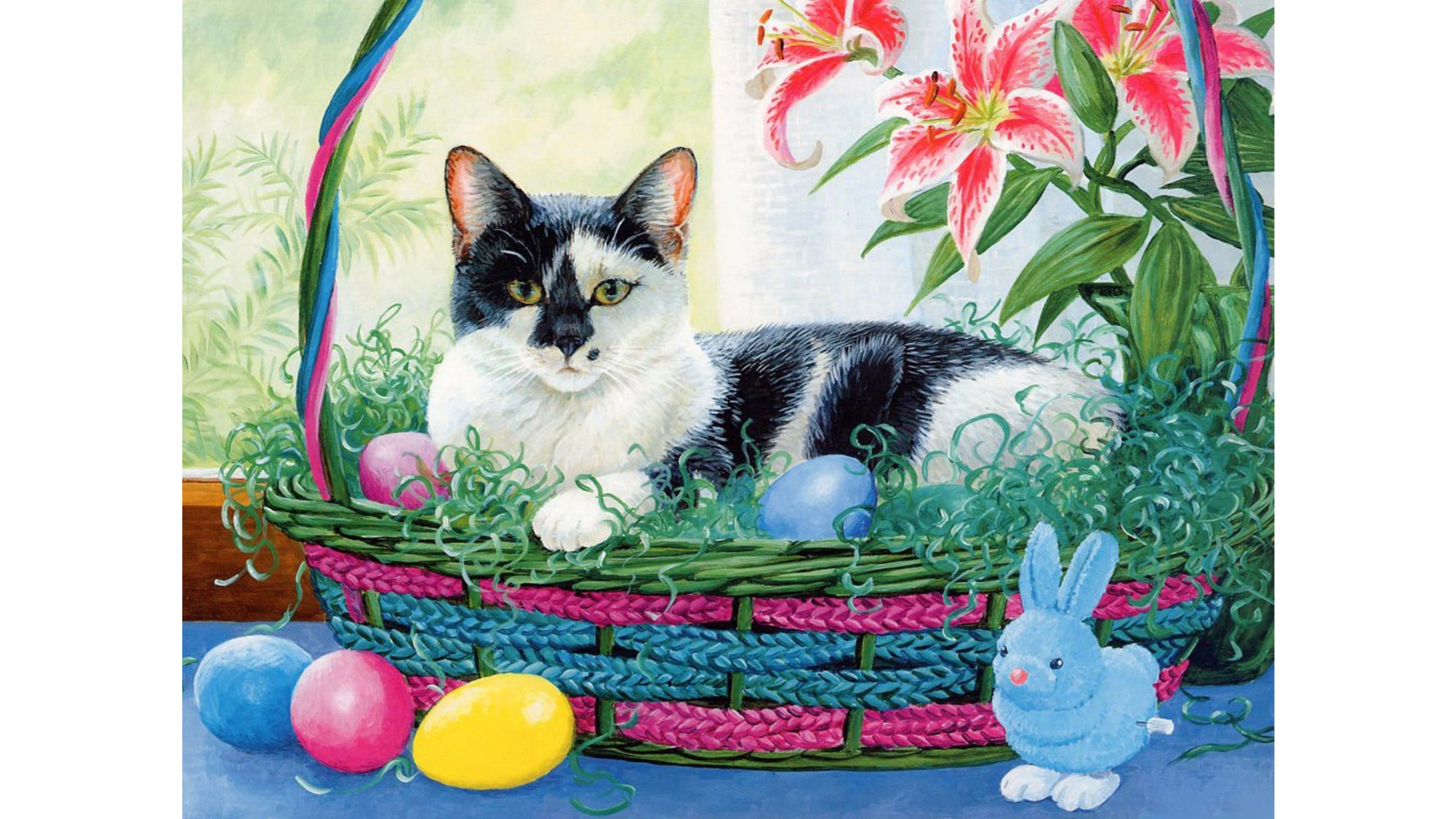 Happy Easter Cat Wallpaper At Wallpaperbro