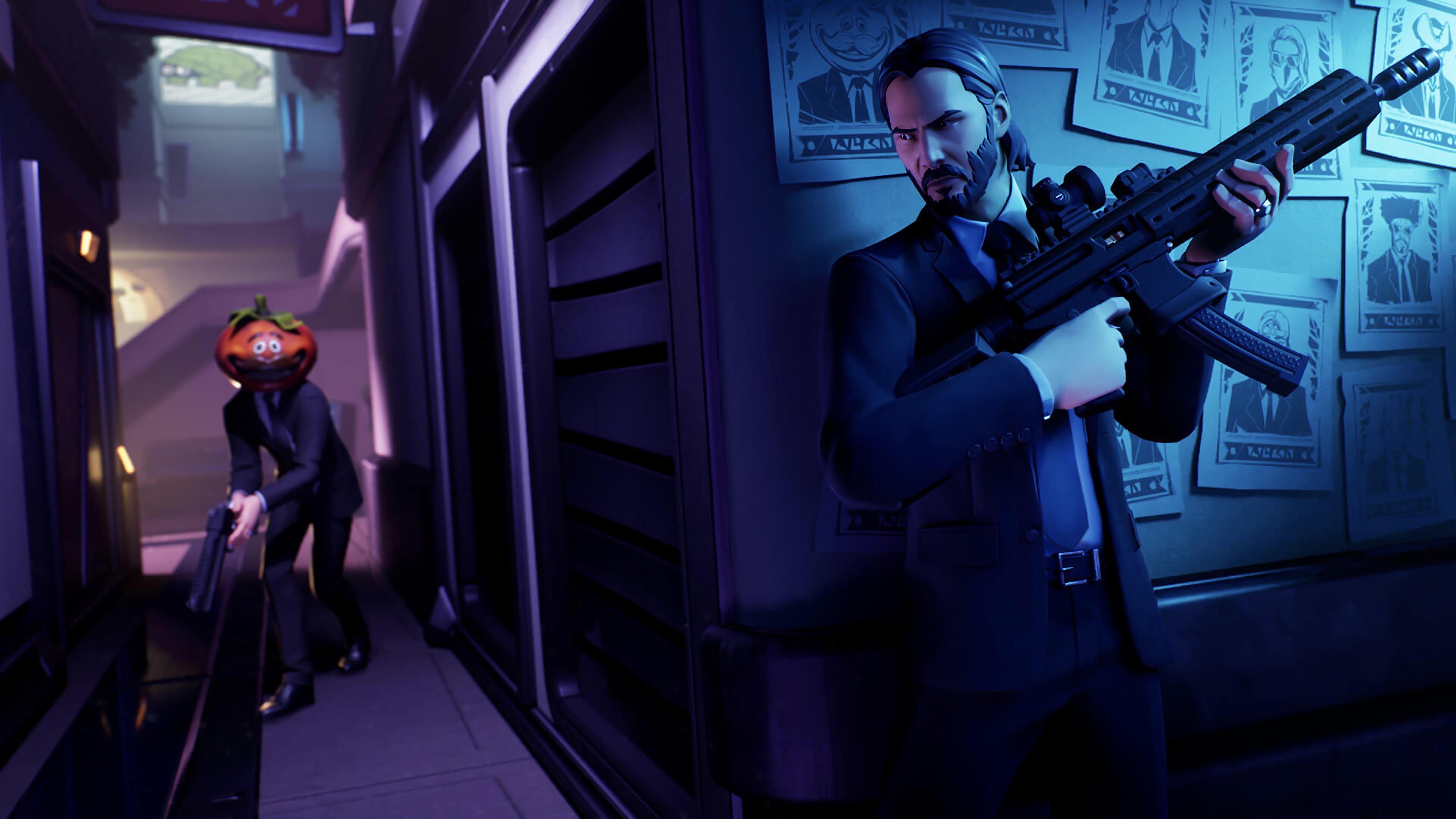 John Wick Background For Everyone Who Participated Fortnitebr