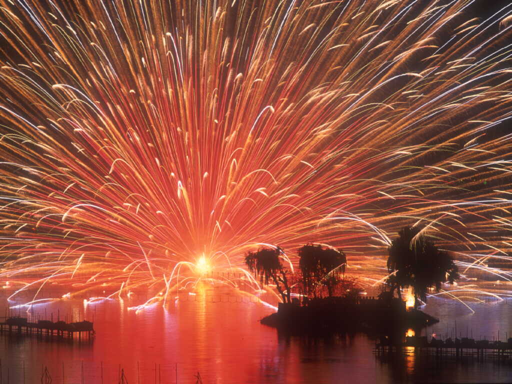 Magnificent Fireworks Desktop Wallpaper