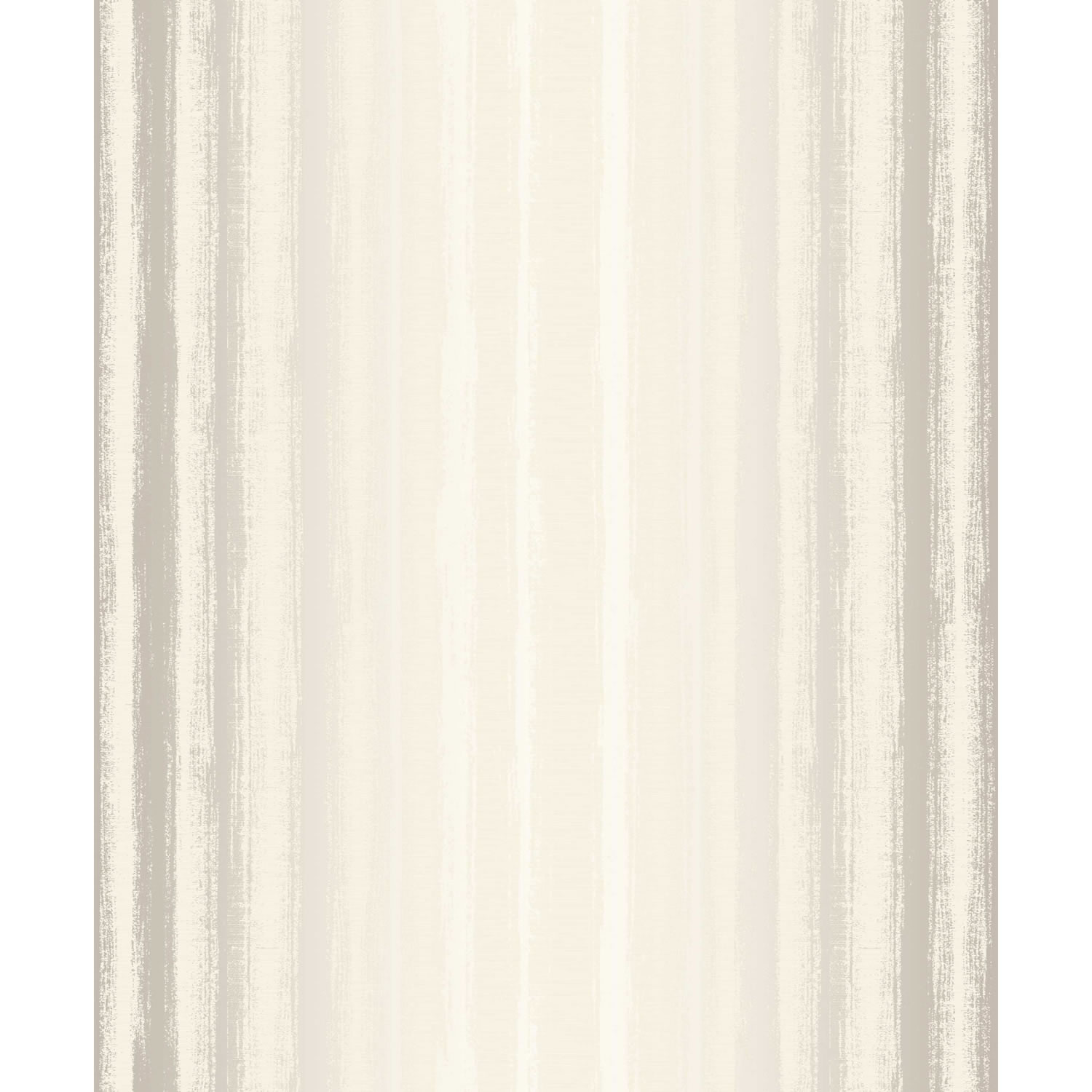 Grandeco Clear Spirit Metallic Stripe On Cream Wallpaper 10m Roll
