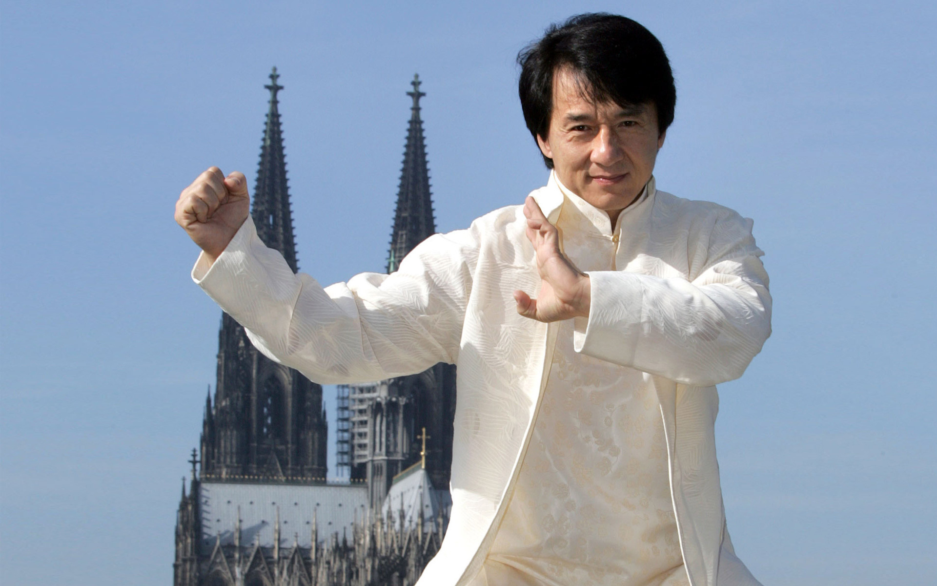 Cute Jackie Chan Wide Mobile Hd Desktop Images