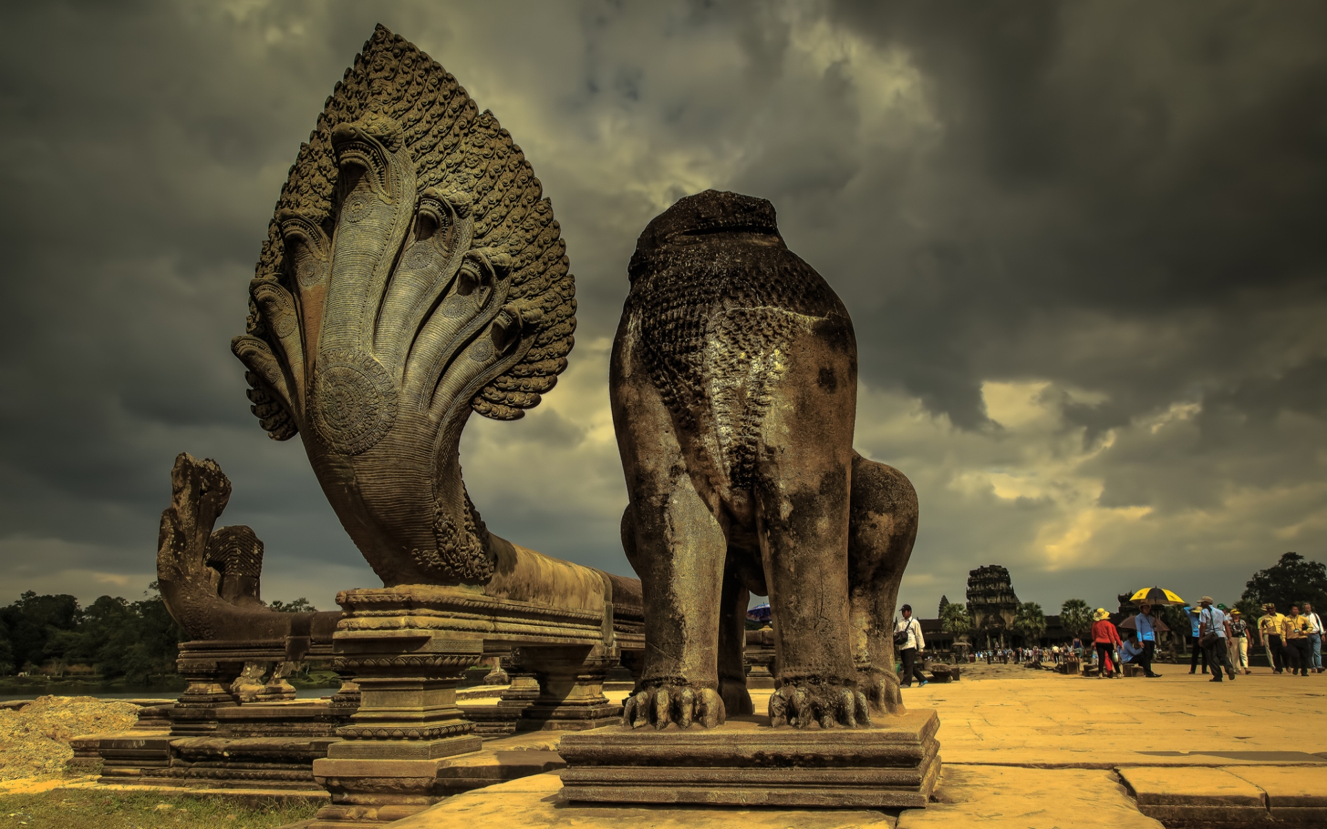 Religious Angkor Wat Wallpaper