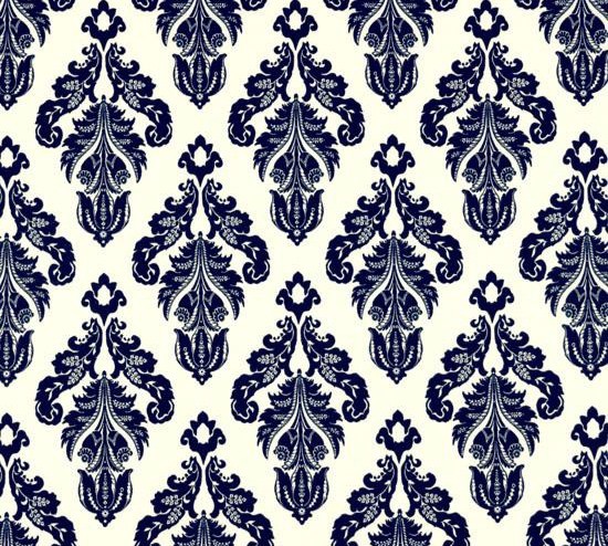 Navy Blue Damask Wallpaper For Walls Images Pictures   Becuo
