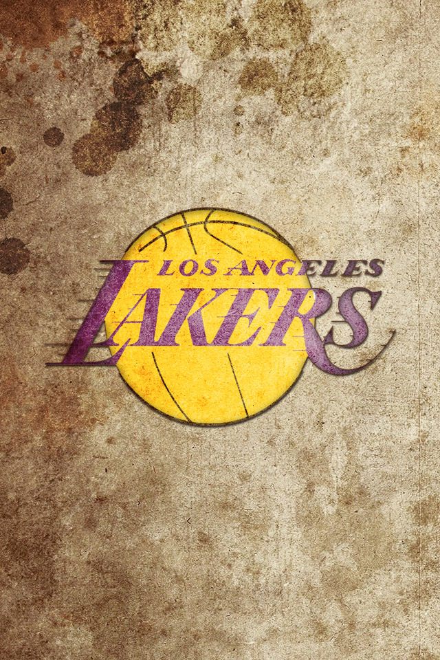 La Lakers Grunge iPhone Wallpaper