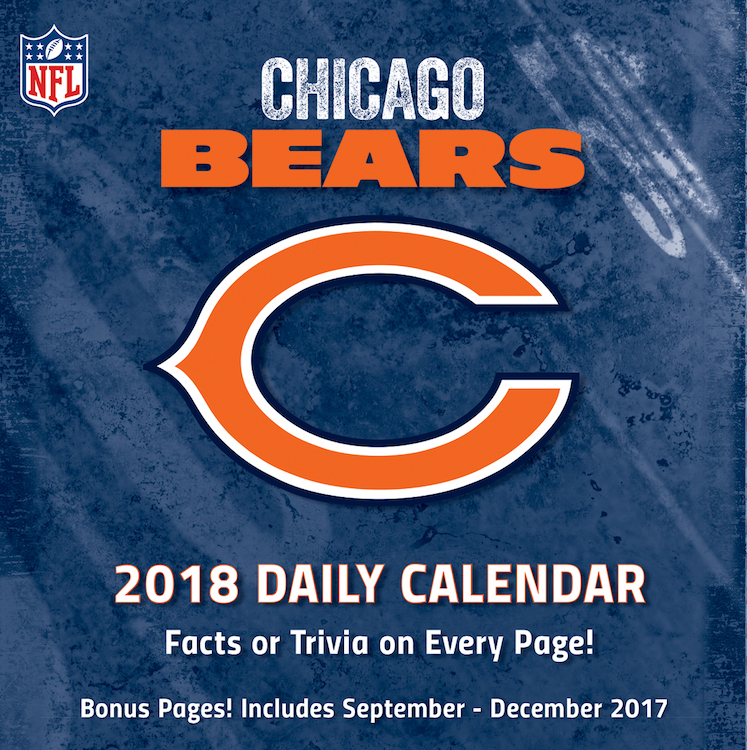 Chicago Bears Nfl A Day Box Calendar Buy At
