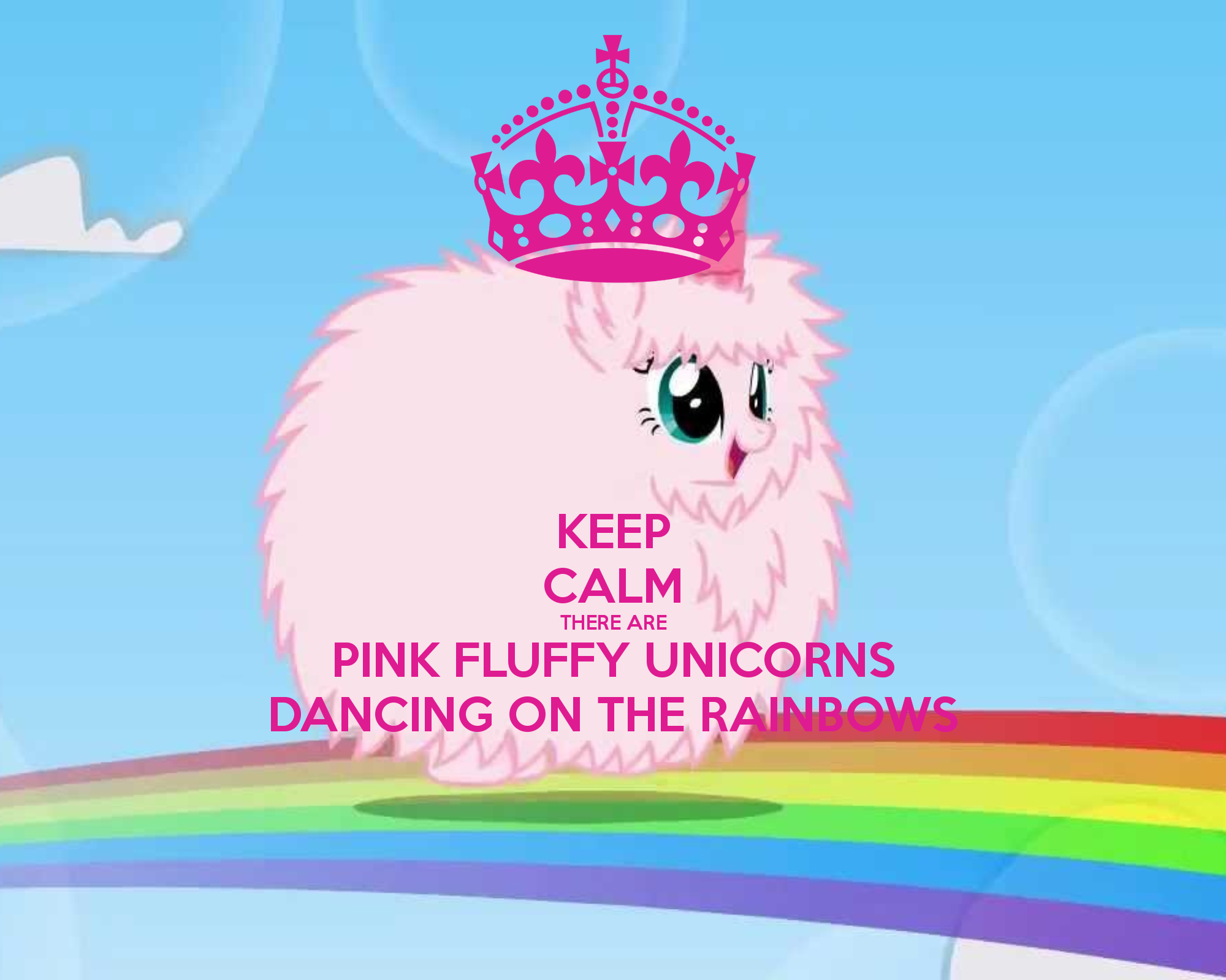 Free download Pink Fluffy Unicorns Dancing on Rainbows [2000x1600 ...
