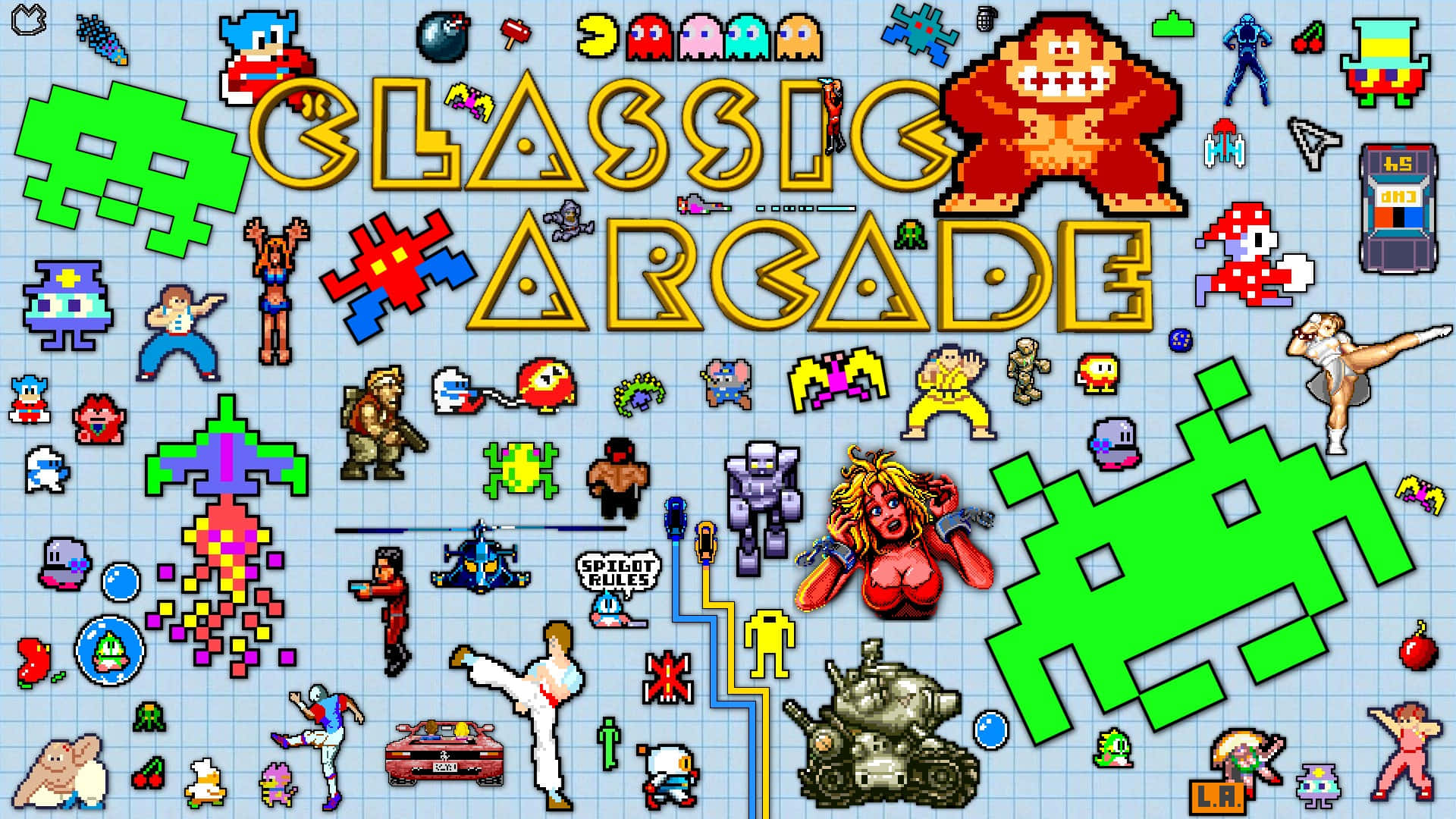 Pixel Game Wallpaper