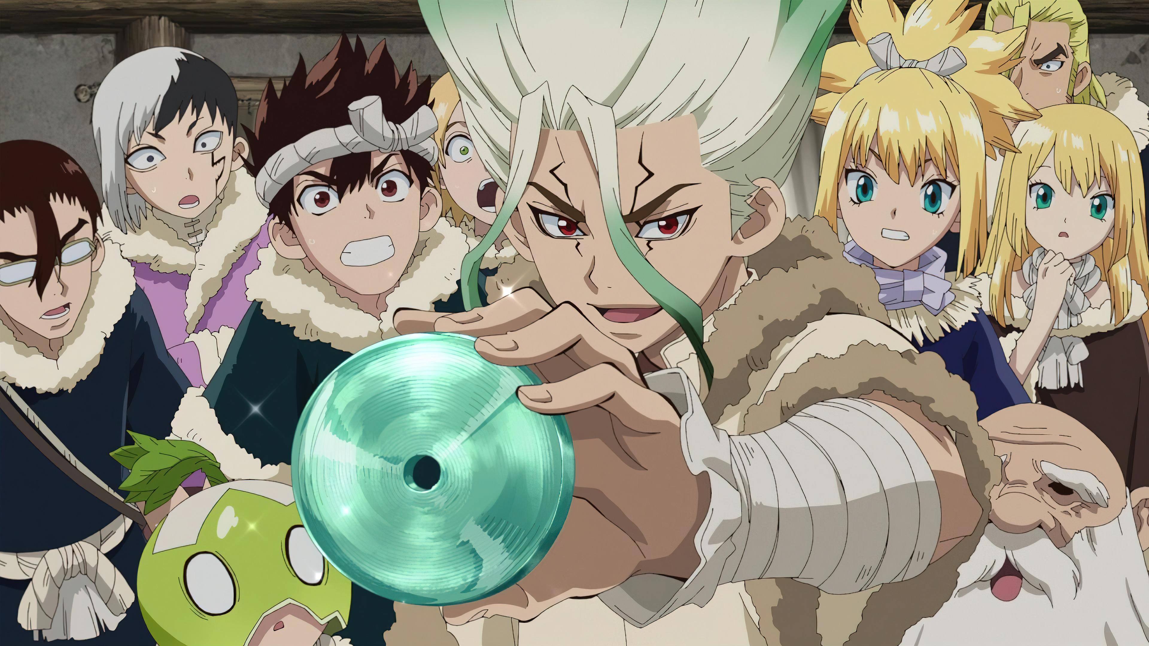Dr Stone Anime Characters HD 4k Wallpaper