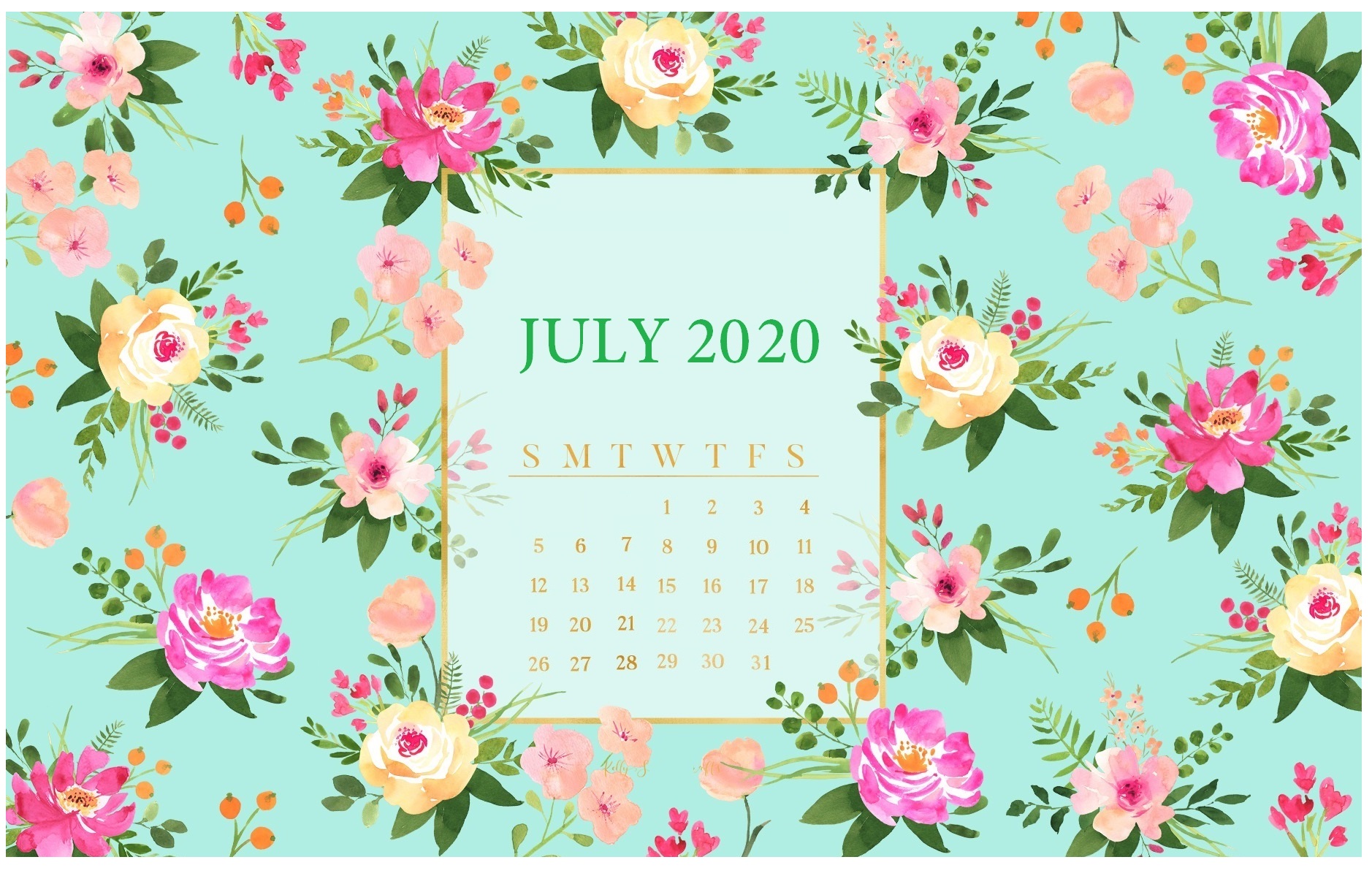 Free Download Cute 2020 Desktop Calendar Wallpaper Latest Calendar 