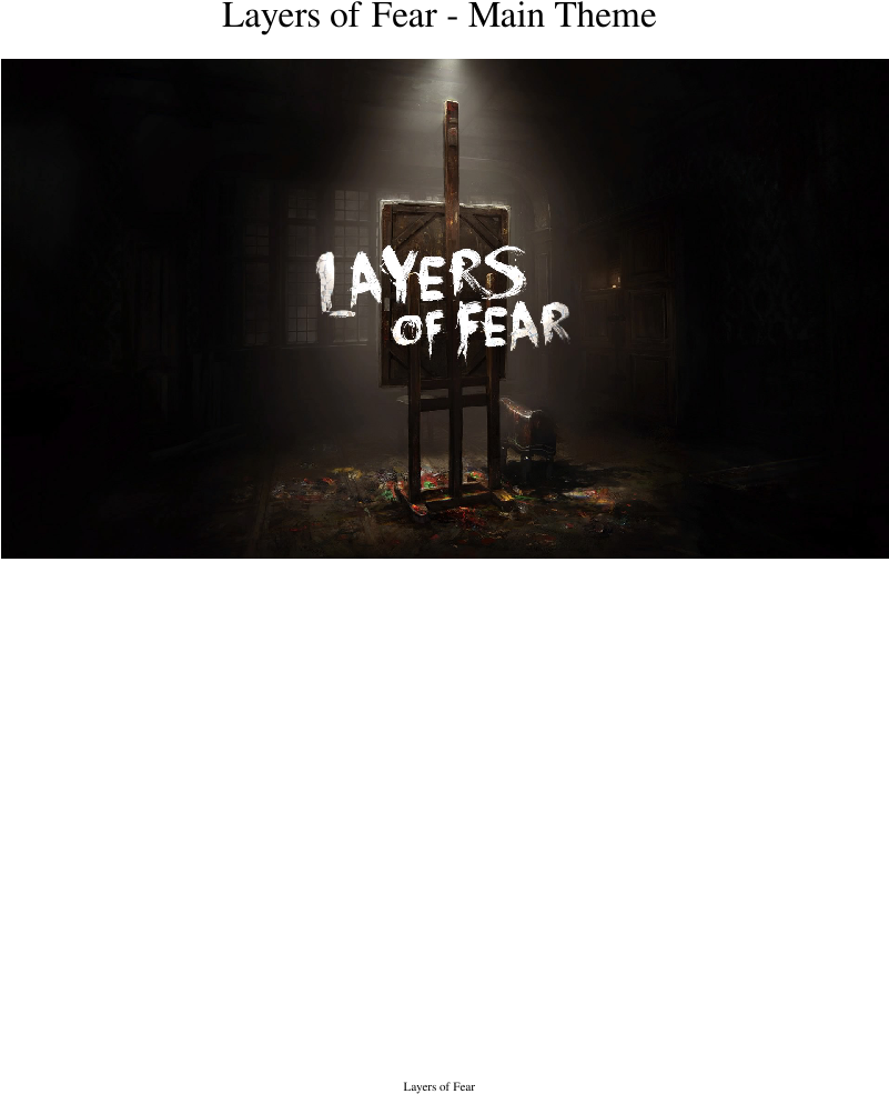 Layersof Fear Game Soundtrack Cover Wallpaper