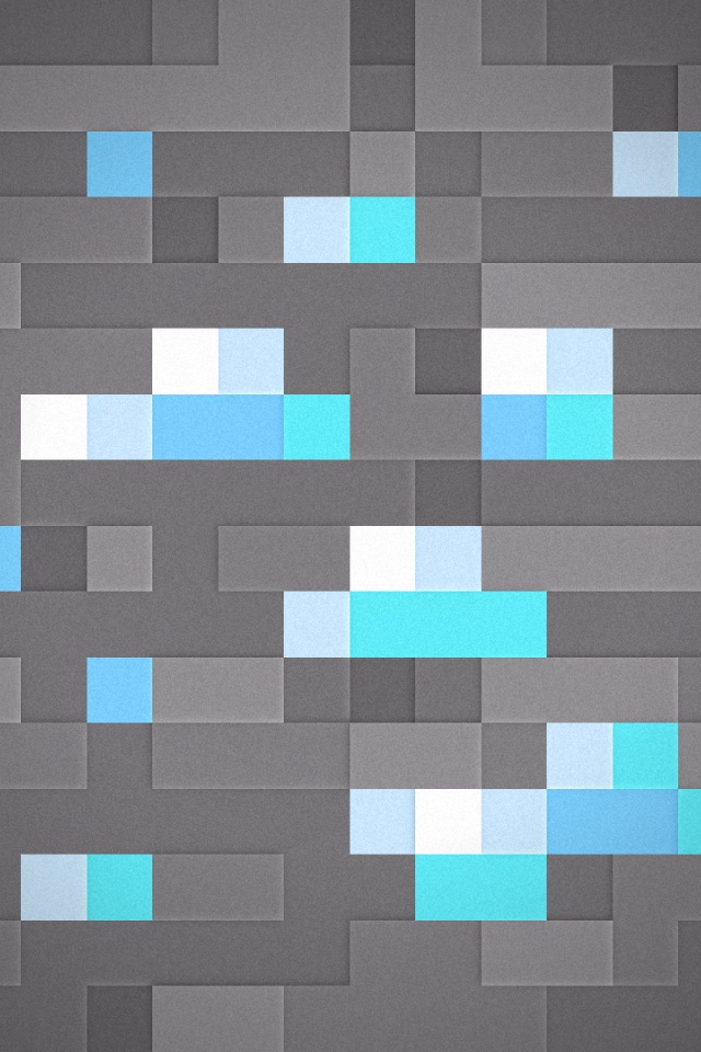 Minecraft Diamonds iPhone Wallpaper