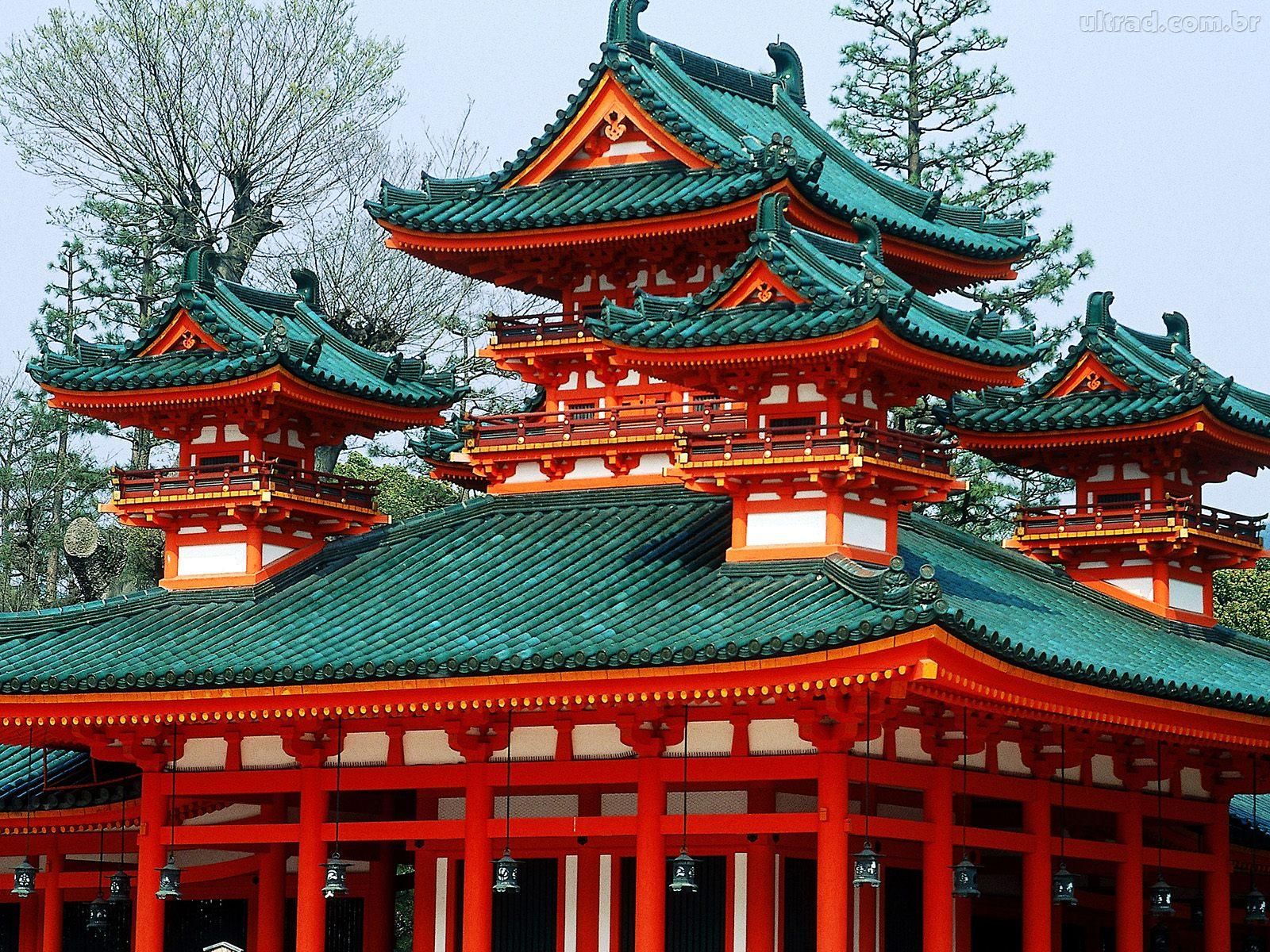Papel De Parede Santu Rio Heian Kyoto Jap O