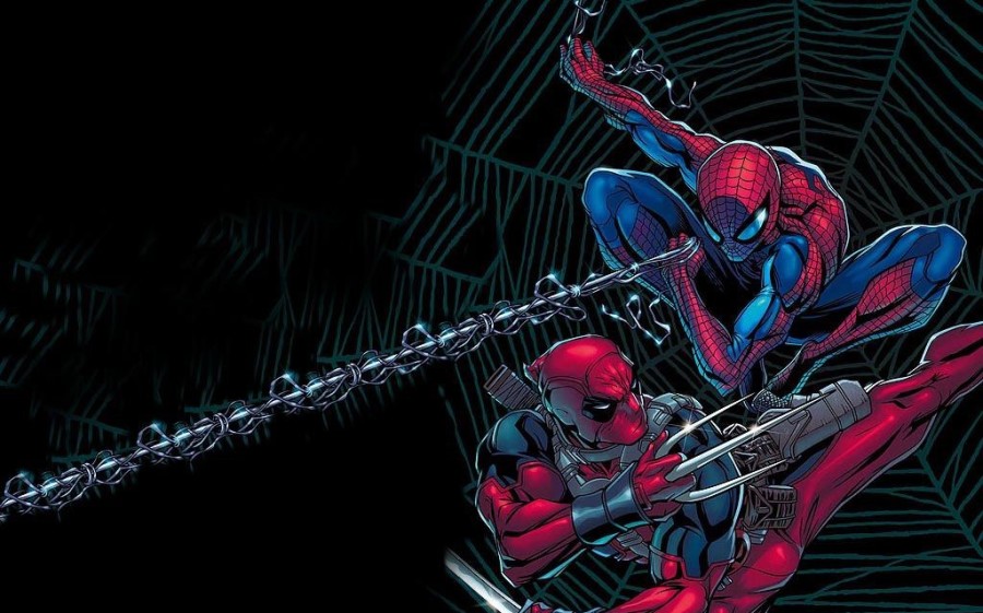 Deadpool And Spider Man Hot Girls Wallpaper