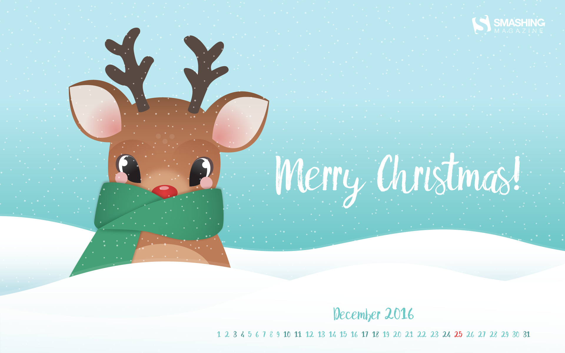 Cute Reindeer Wallpaper