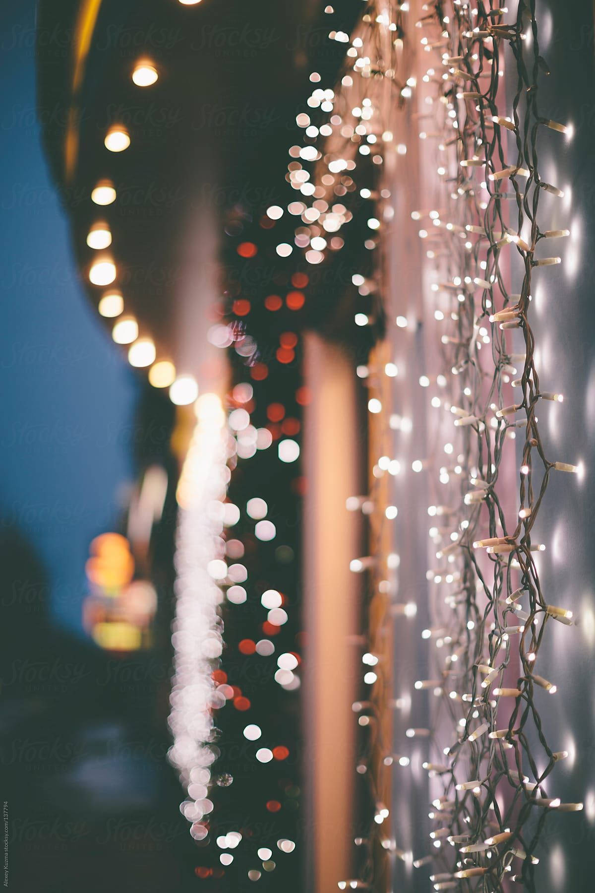 Christmas Lights Aesthetic Wallpaper