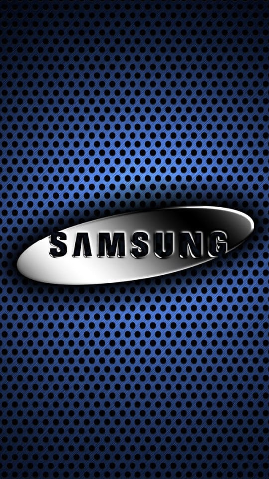 Metal Samsung Logo Wallpaper   Free iPhone Wallpapers