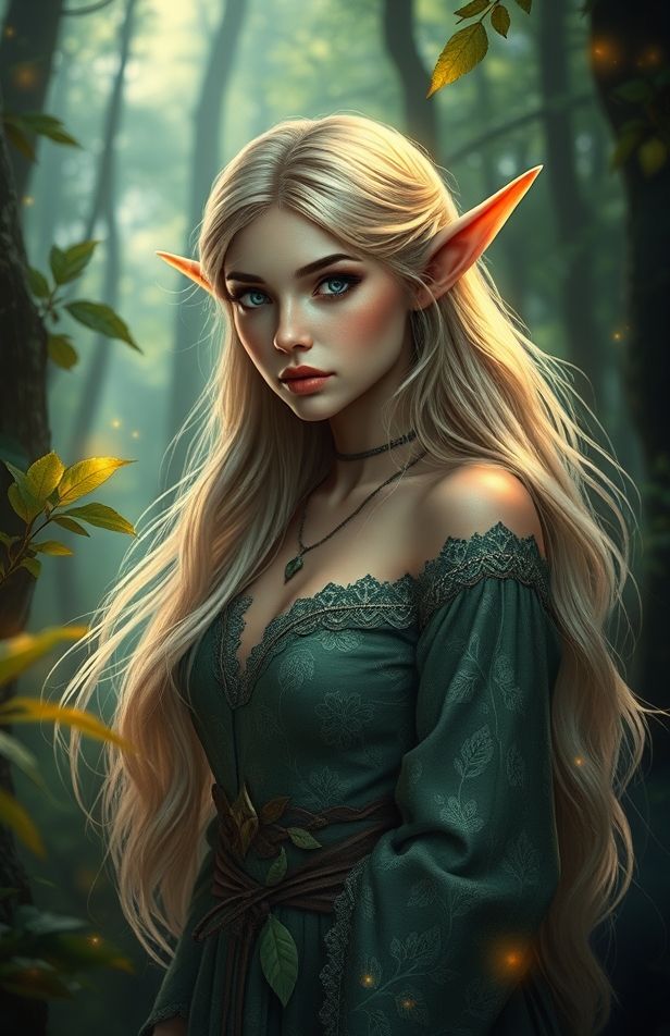 Female Elf Wallpaper