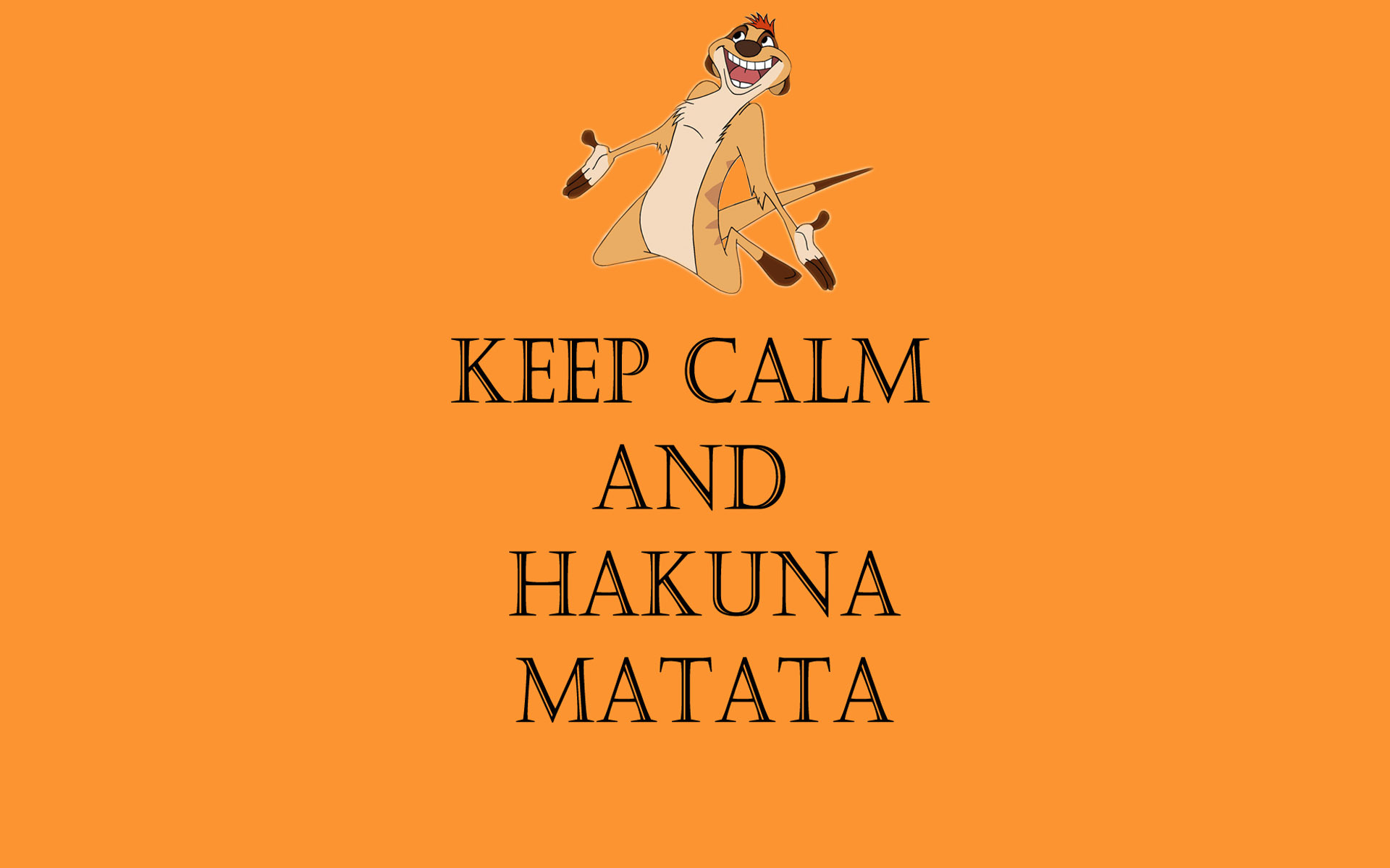 Keep Calm and Hakuna Matata wallpaper 17227