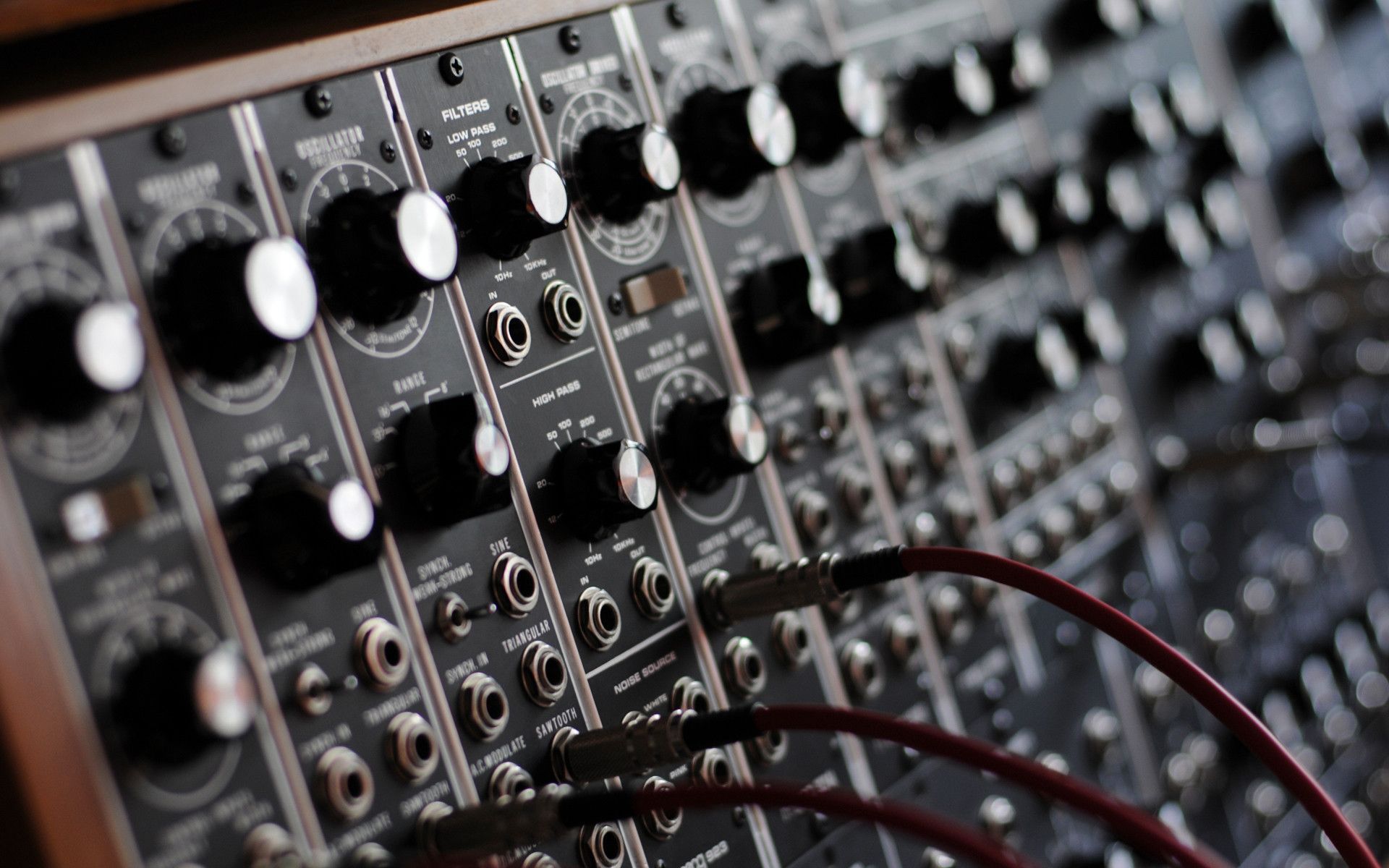 Synthesizer Wallpaper Group Modular Synth HD