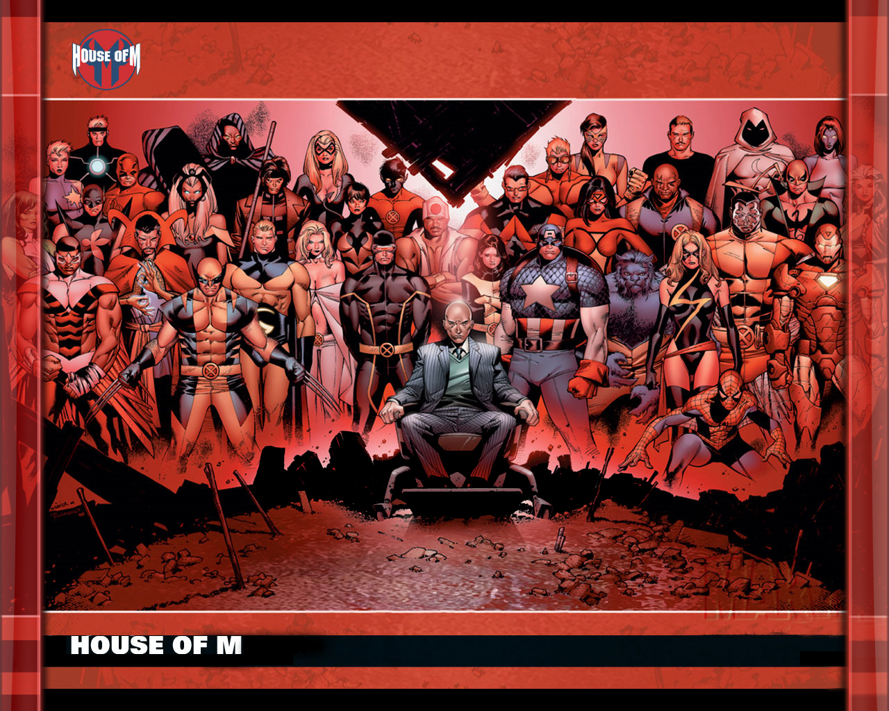 All Marvel Ics Together HD Desktop Wallpaper Cartoon