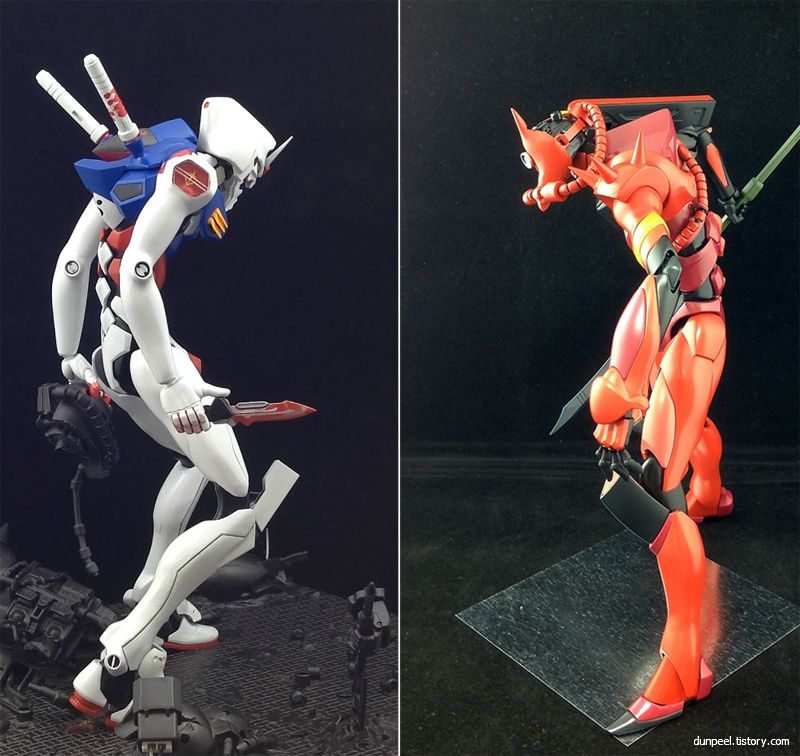 When Evangelion Meets Gundam Project Inspiration Zeon S Red Et