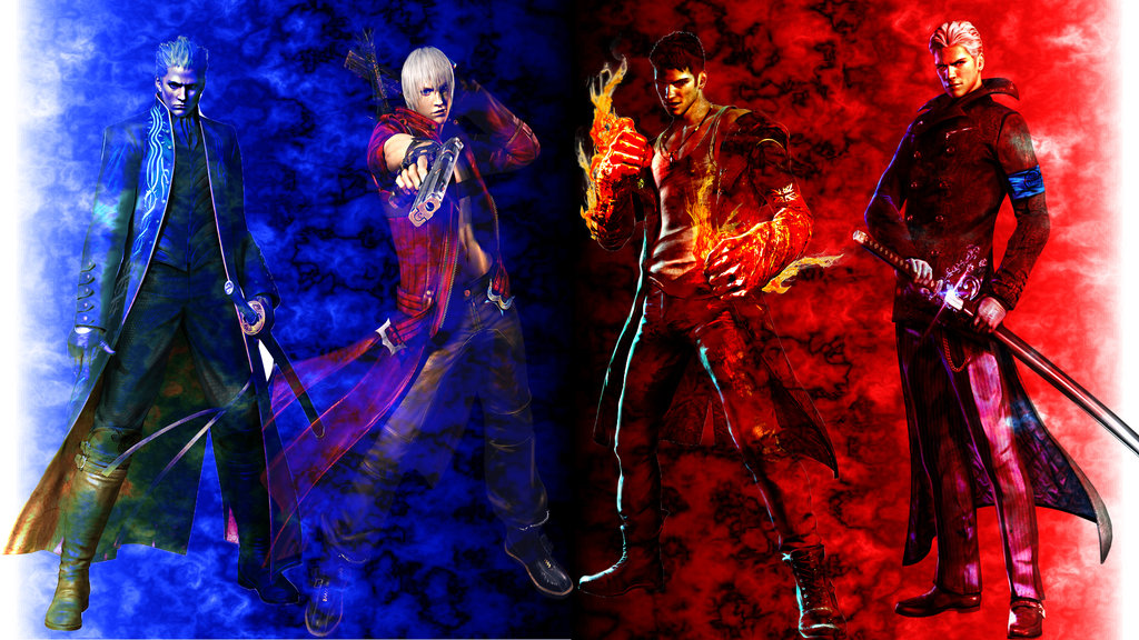 Devil May Cry Past and Present HD Wallpaper by FenrisWolfblade on