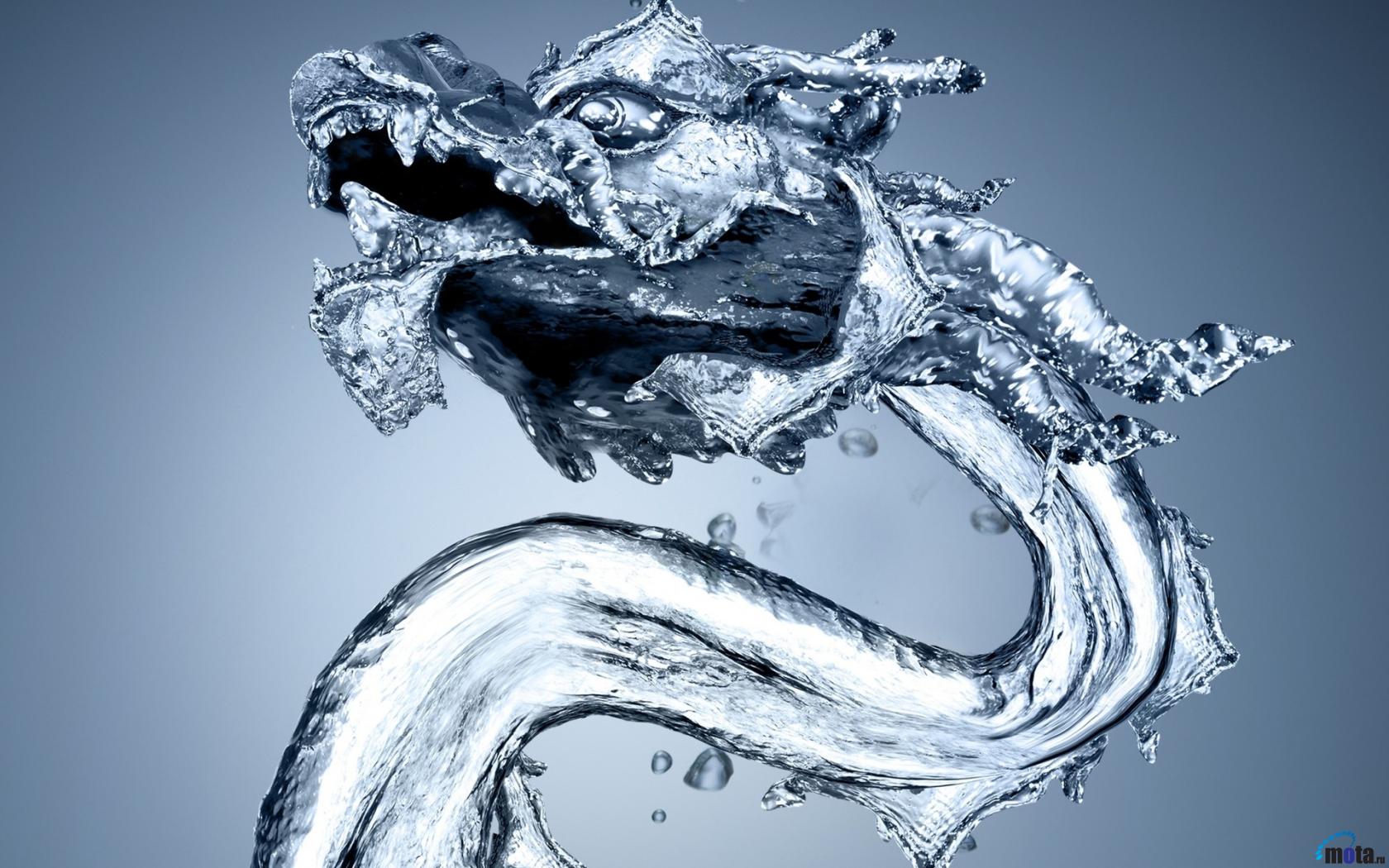 Wallpaper Water Dragon X Widescreen