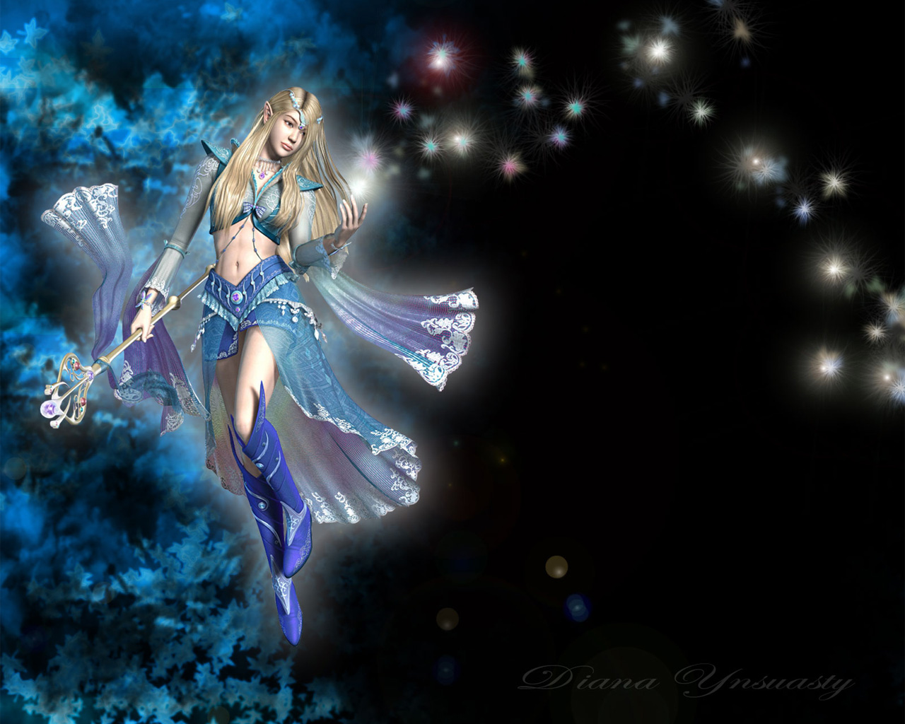 Fairy Puter Wallpaper Desktop Background Id