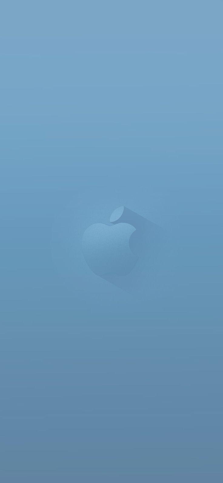 Apple Logo Sierra Blue Wallpaper iPhone