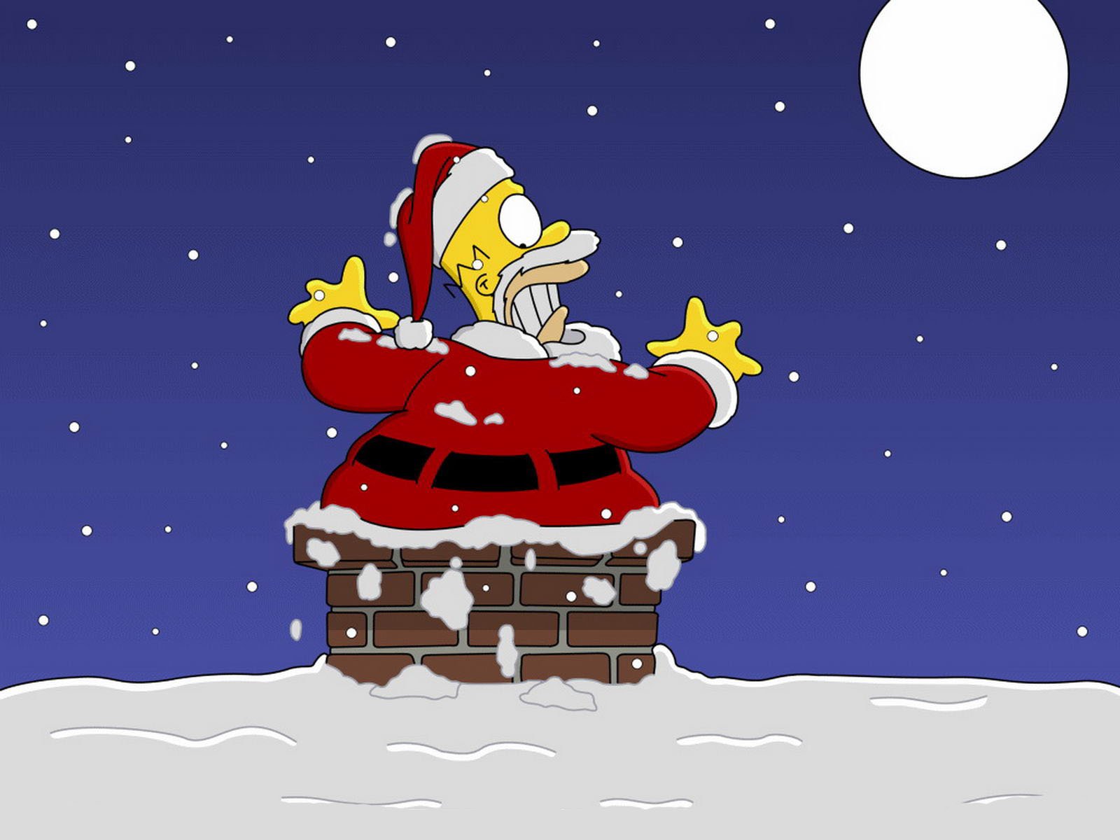 Simpsons Christmas g wallpaper 1600x1200 184458