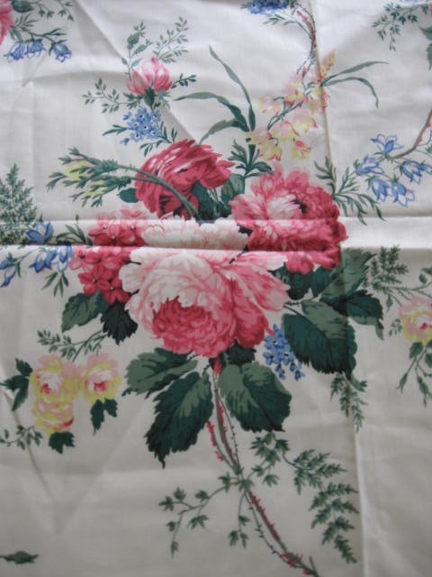 Waverly Pink Rose Chintz Fabric Hampton Court In The S I Used
