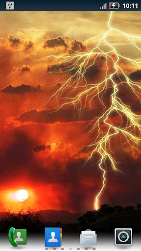 Lightning Storm Live Wallpaper free android live wallpaper