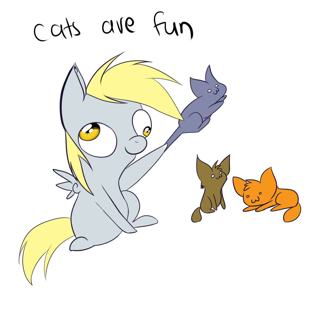Derpy Hooves Cats Are Fun Mylittlefacewhen My Little Pony Reaction
